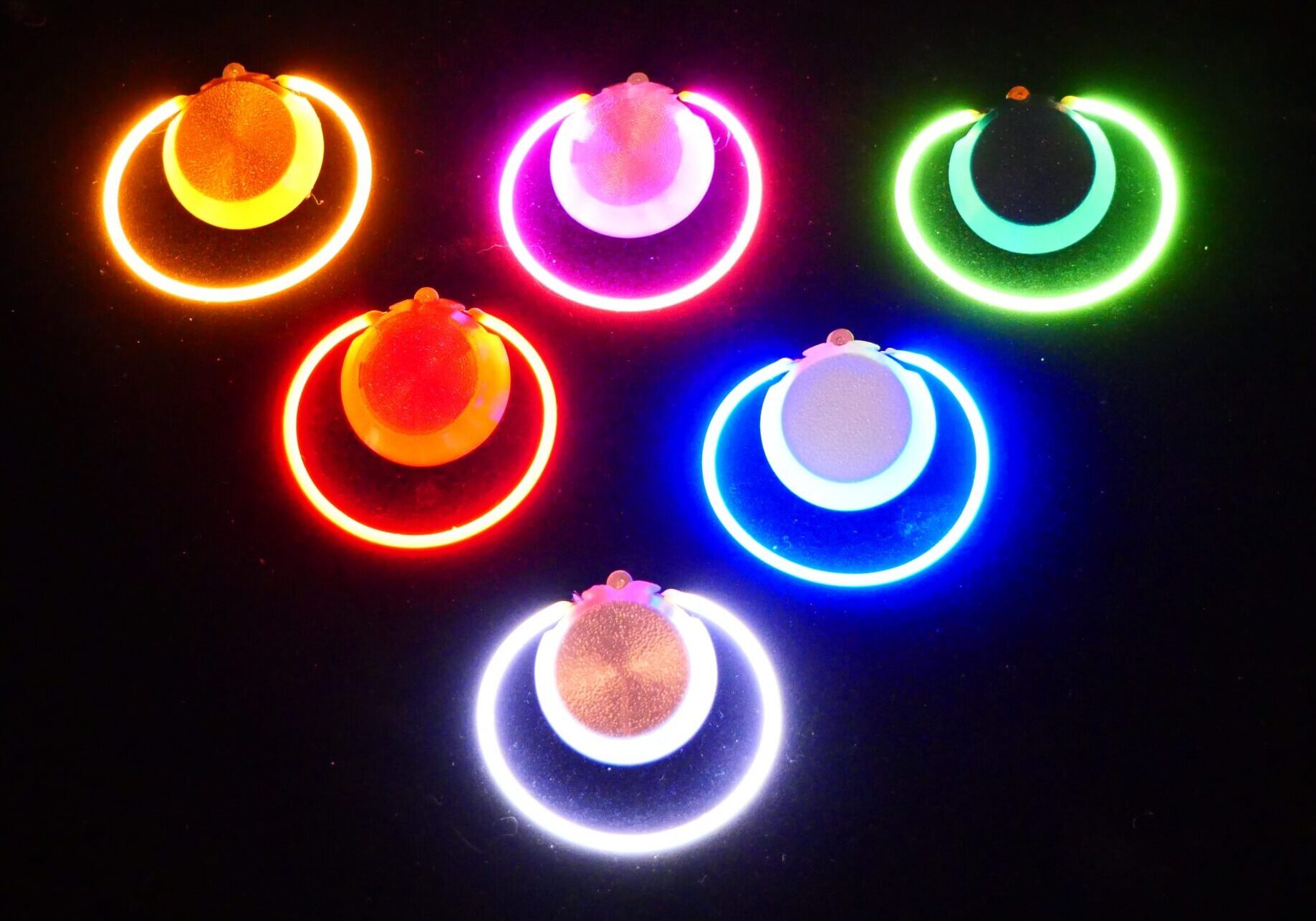 Halo LED Earrings: Design 1