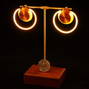 Halo LED Earrings: Design 1